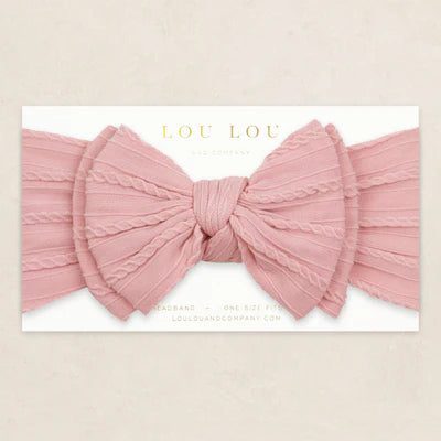 Lou Lou + Co Cable Knit Headband

Rose