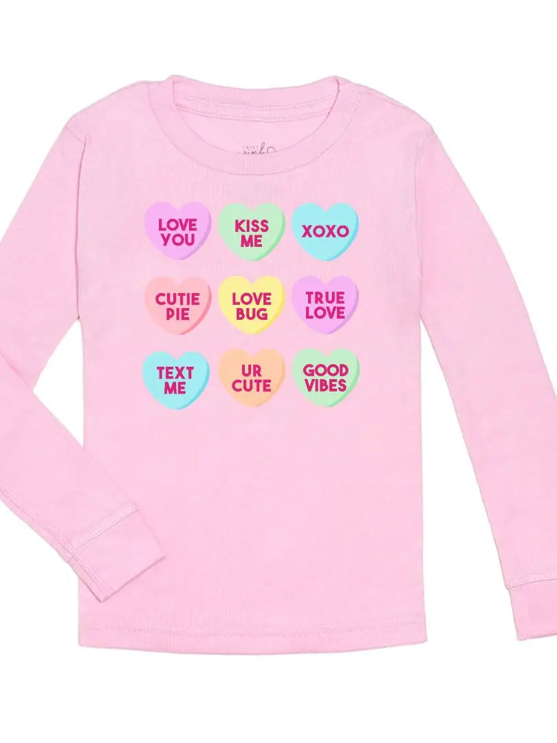 Sweet Wink "Candy Hearts" Valentine's Day L/S Shirt