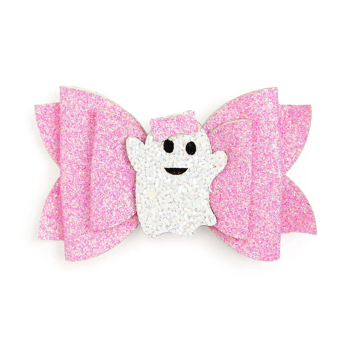 Sweet Wink Girly Ghost Halloween Bow Clip