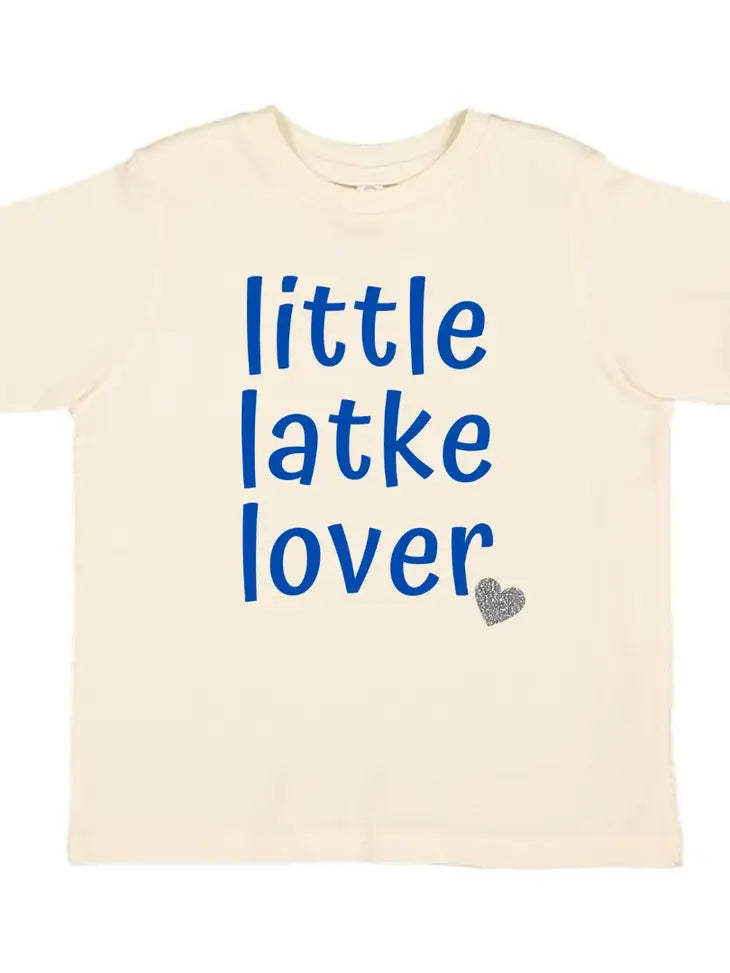 Sweet Wink Little Latke Lover Hanukkah SS Tee