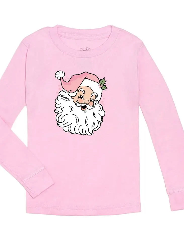 Sweet Wink Retro Santa Christmas LS Shirt