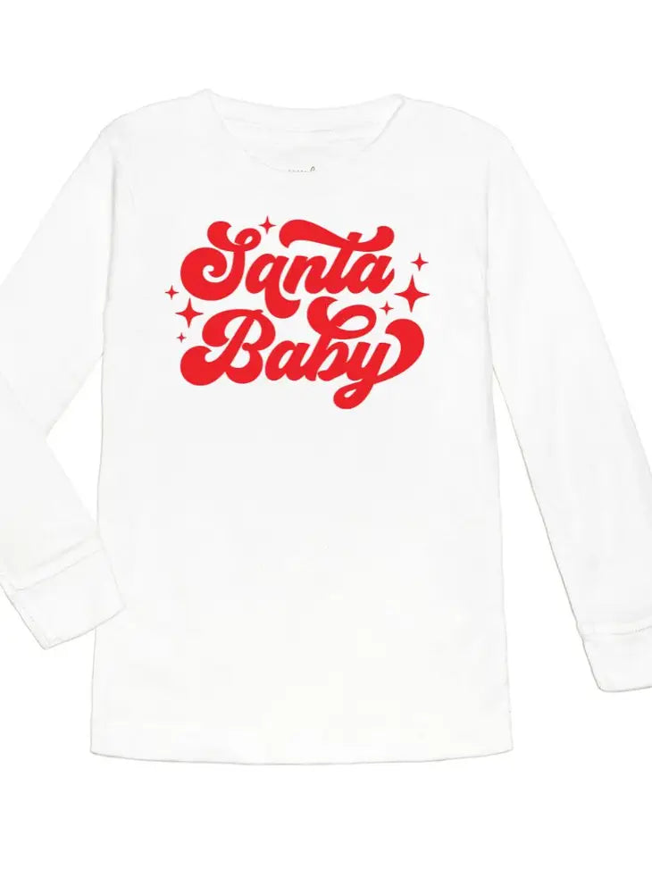 Sweet Wink Santa Baby LS Shirt