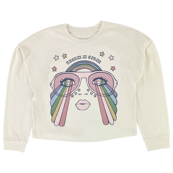 Tiny Whales Dream In Color Long Sleeve Tee