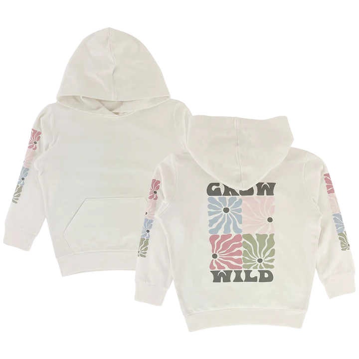 Tiny Whales Grow Wild Hooded Sweatshirt