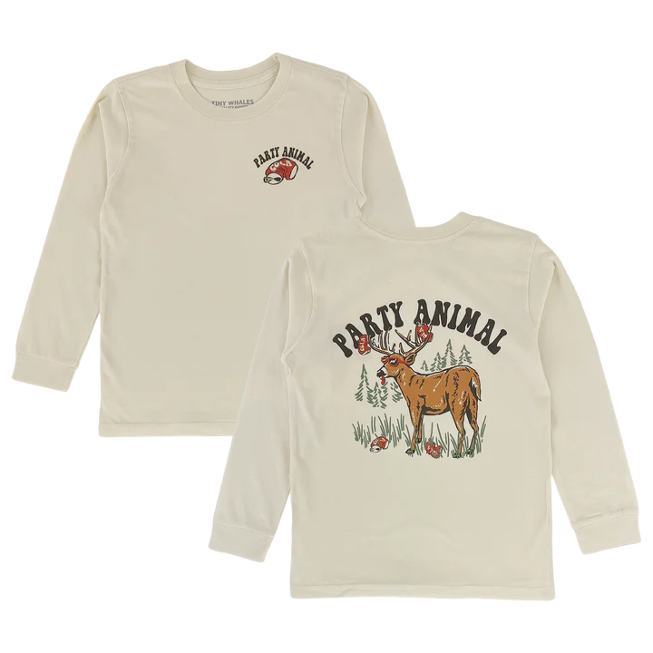 Tiny Whales Party Animal Long Sleeve Shirt