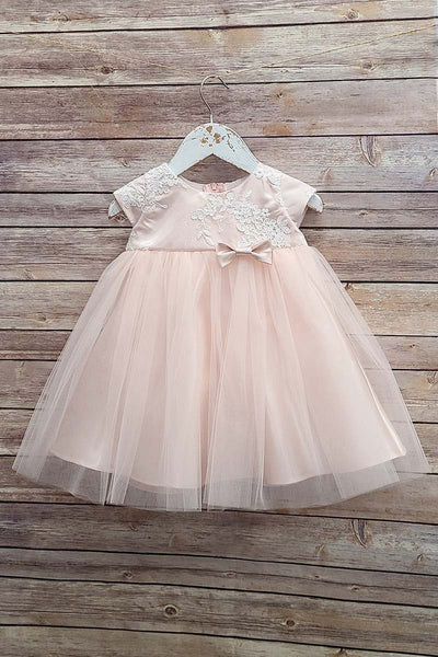 Petite Adele Baby Clara Dress  Blush  