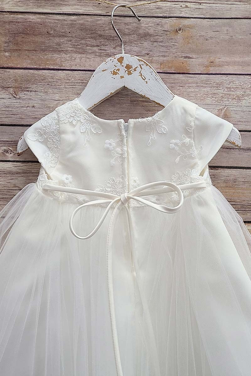 Petite Adele Baby Clara Dress Ivory