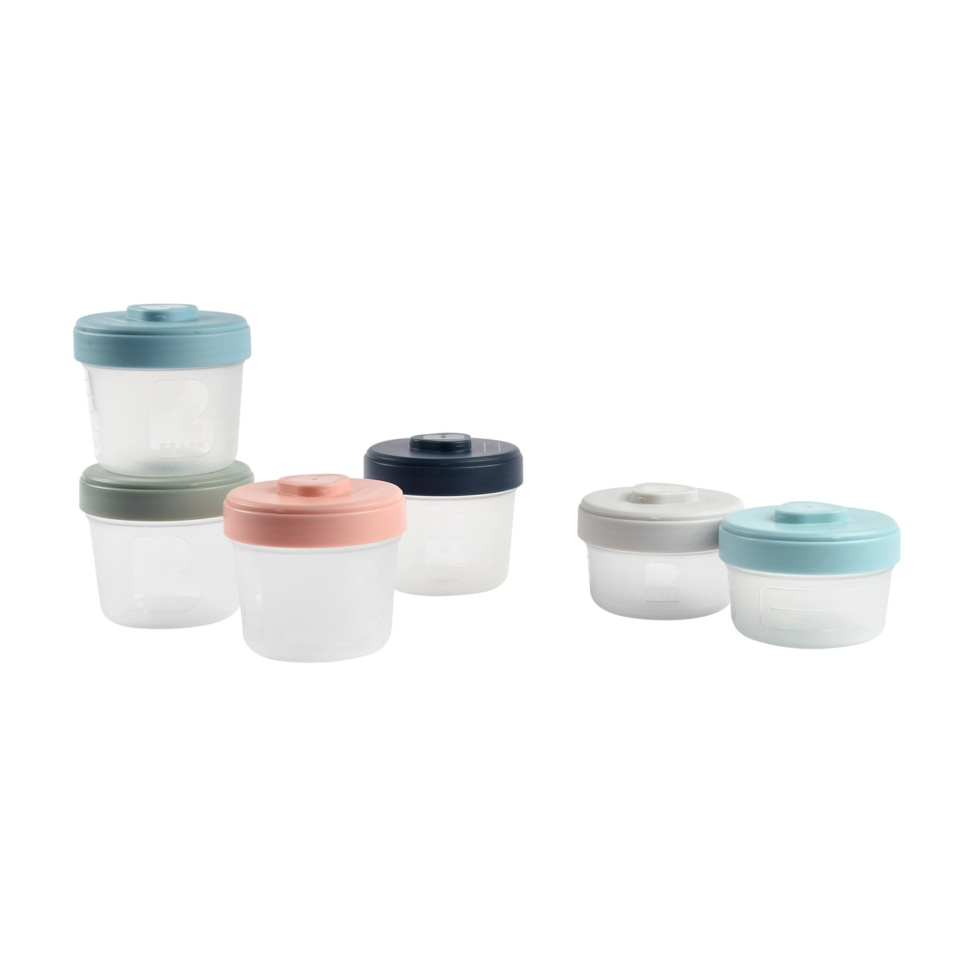 Beaba Clip Containers Set of 6  Asst Colors