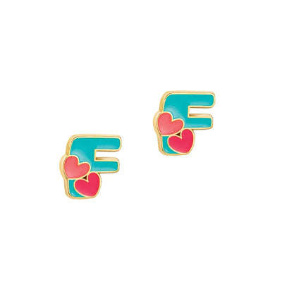 Girl Nation Initial Stud Earrings + More Styles