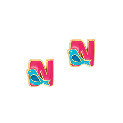 Girl Nation Initial Stud Earrings + More Styles