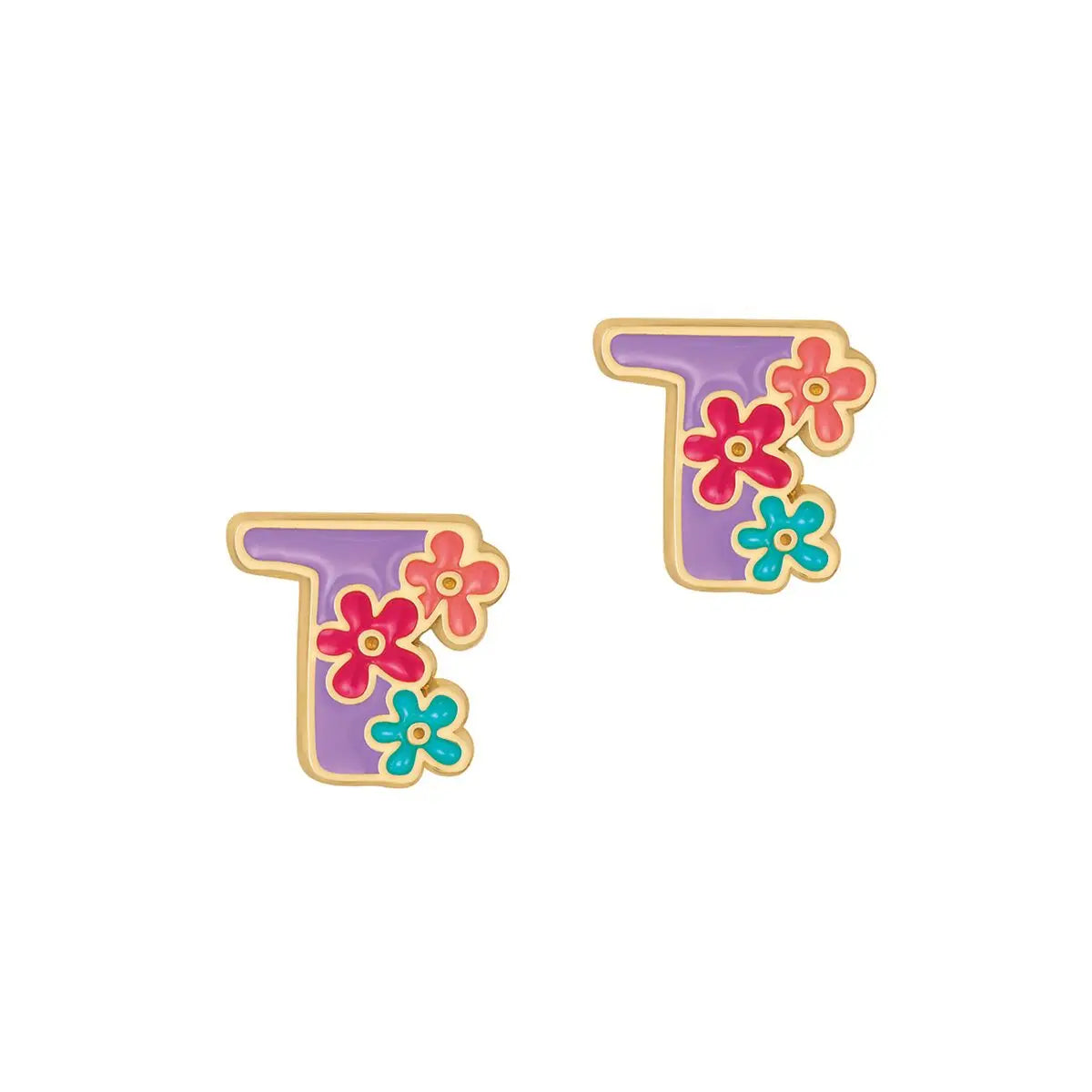 Girl Nation Initial Stud Earrings + More Styles