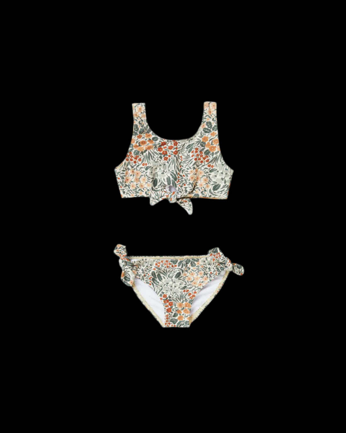 Rylee + Cru Knotted Bikini Flower Field 