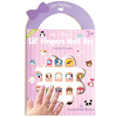 The Piggy Story Lil Fingers Nail Art  Animal Friends