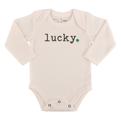 Finn + Emma Long Sleeve Graphic Bodysuit Lucky