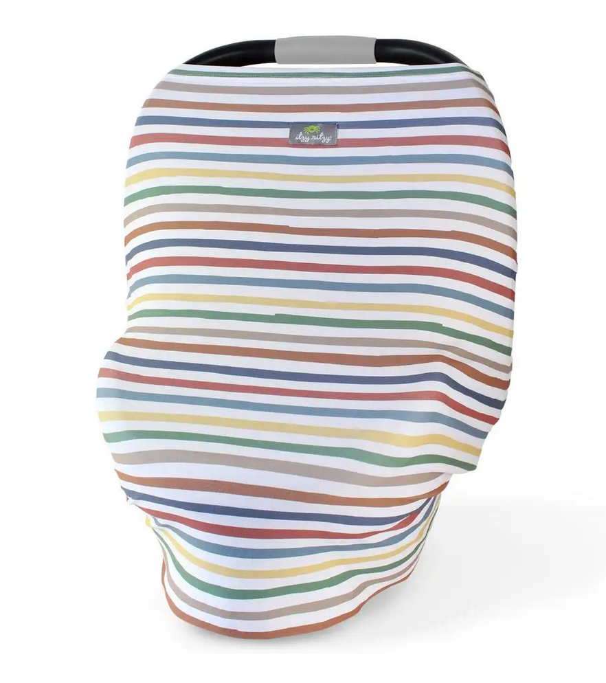 Itzy Ritzy Mom Boss 4-in-1 Multi Use Nursing + Shopping Car Seat Cover
