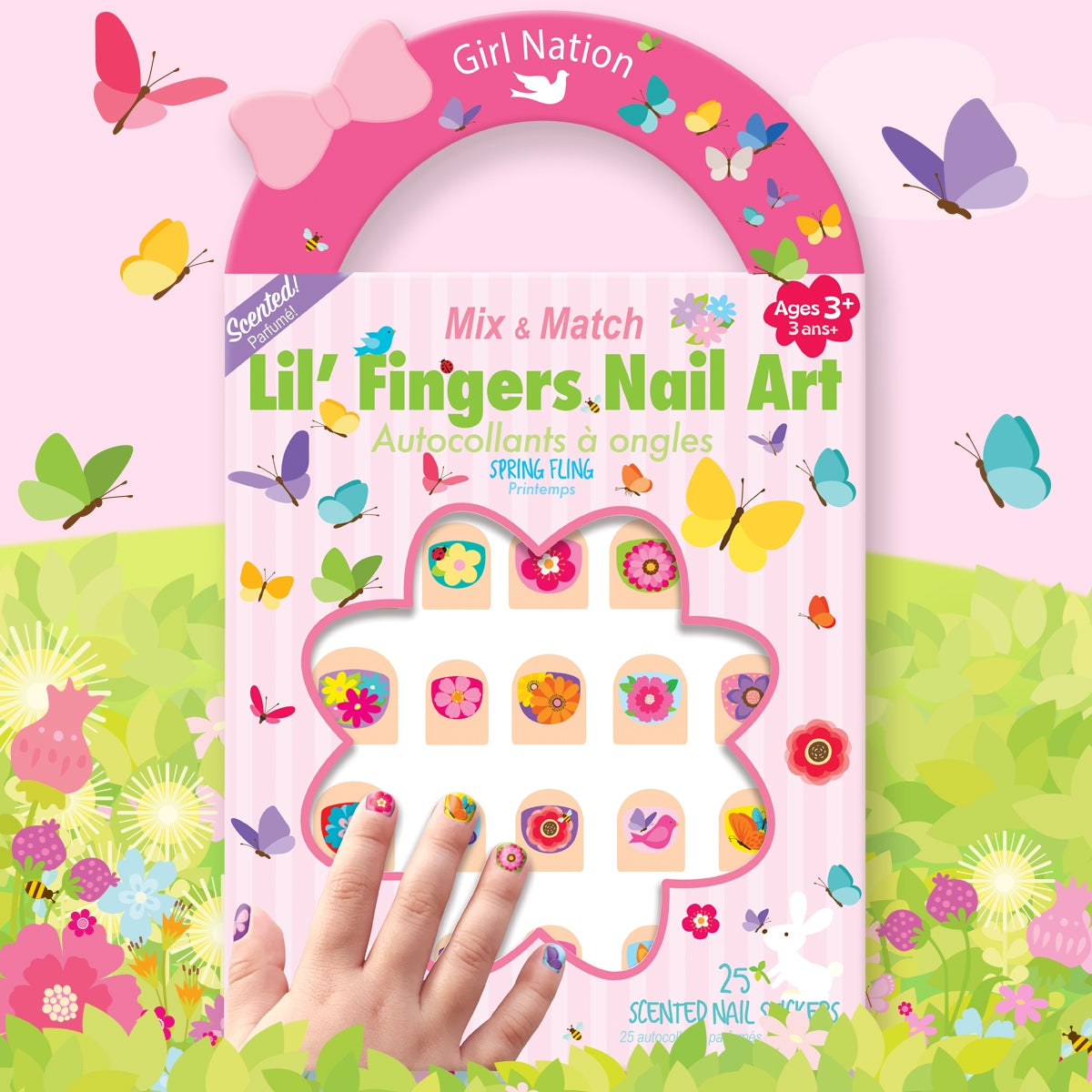 The Piggy Story Lil Fingers Nail Art  Spring Fling