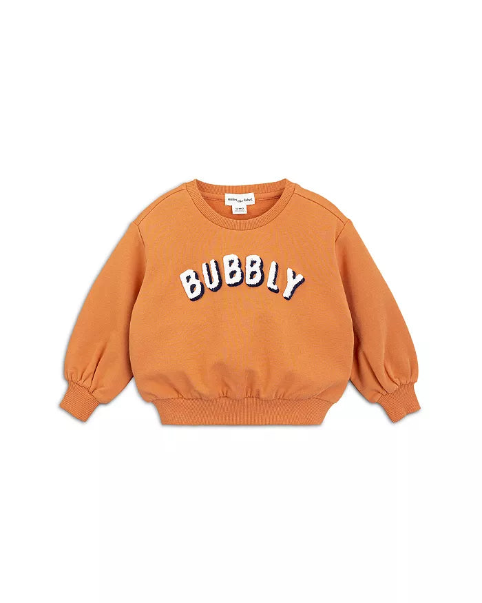 Miles the Label Orange Pop "Bubbly" Top