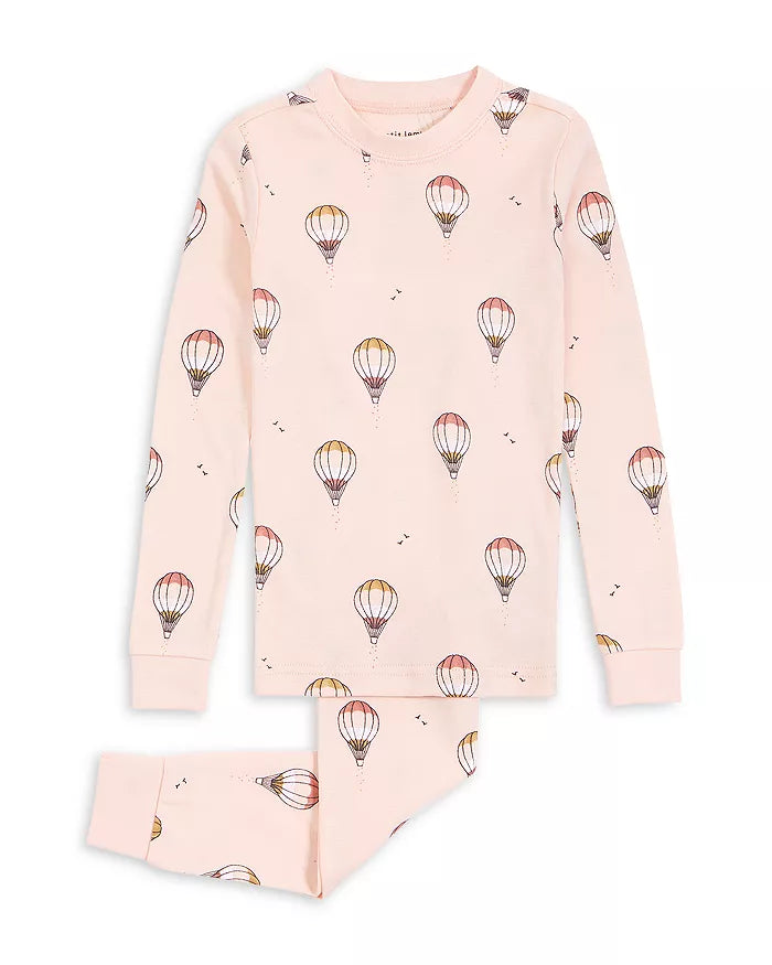 Petit Lem Two Piece Pajama Set with Long Sleeve Top + More Colors