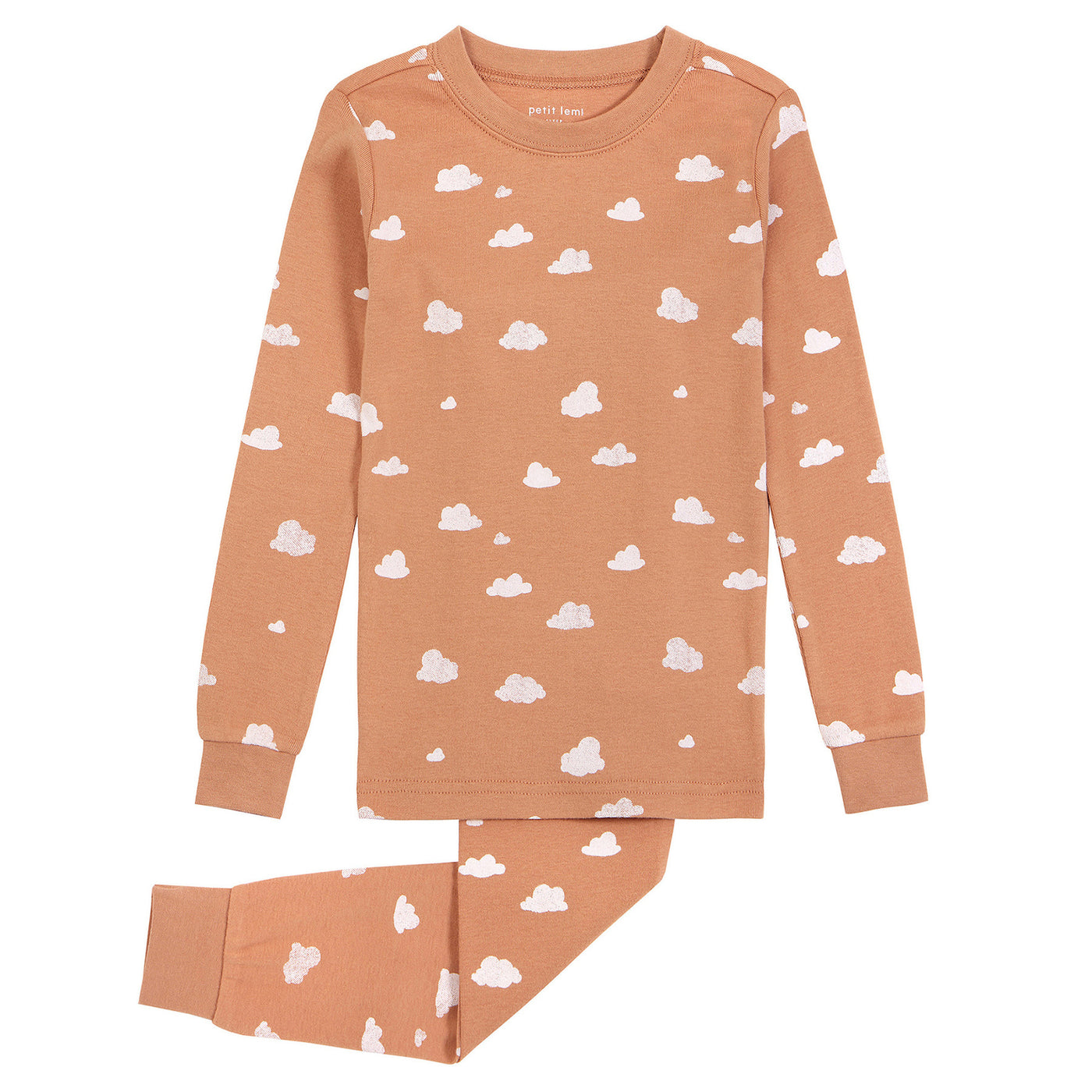 Petit Lem Two Piece Pajama Set with Long Sleeve Top + More Colors