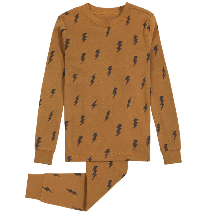 Petit Lem Two Piece Pajama Set with Long Sleeve Top + More Colors