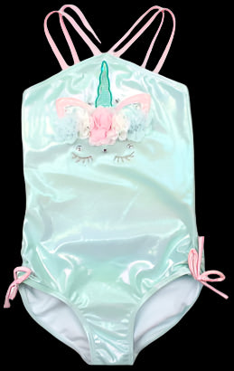 Kate Mack Unicorn One Piece Aqua Blue